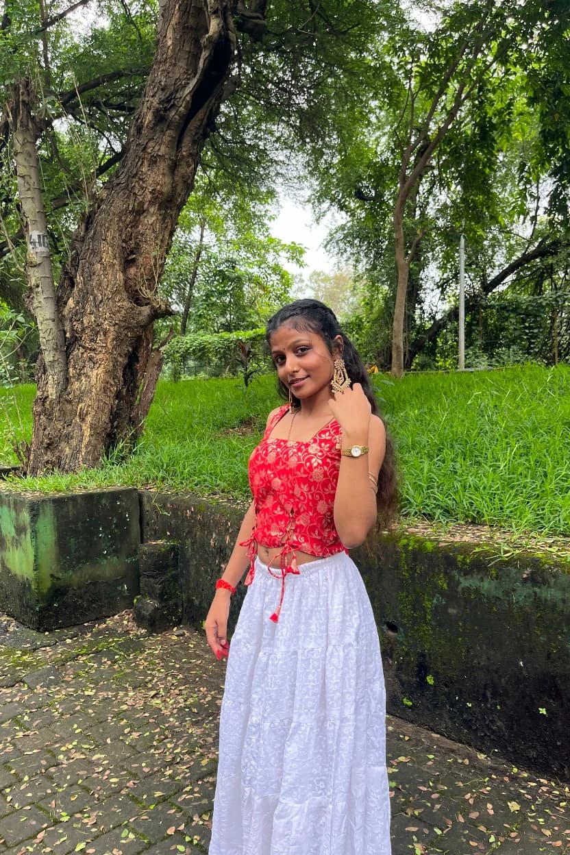 Raktanjali - Red Ethnic Top