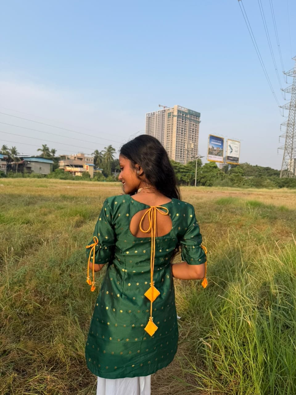 Manjiri Kurti with Ghungroo Tassels — Image 2